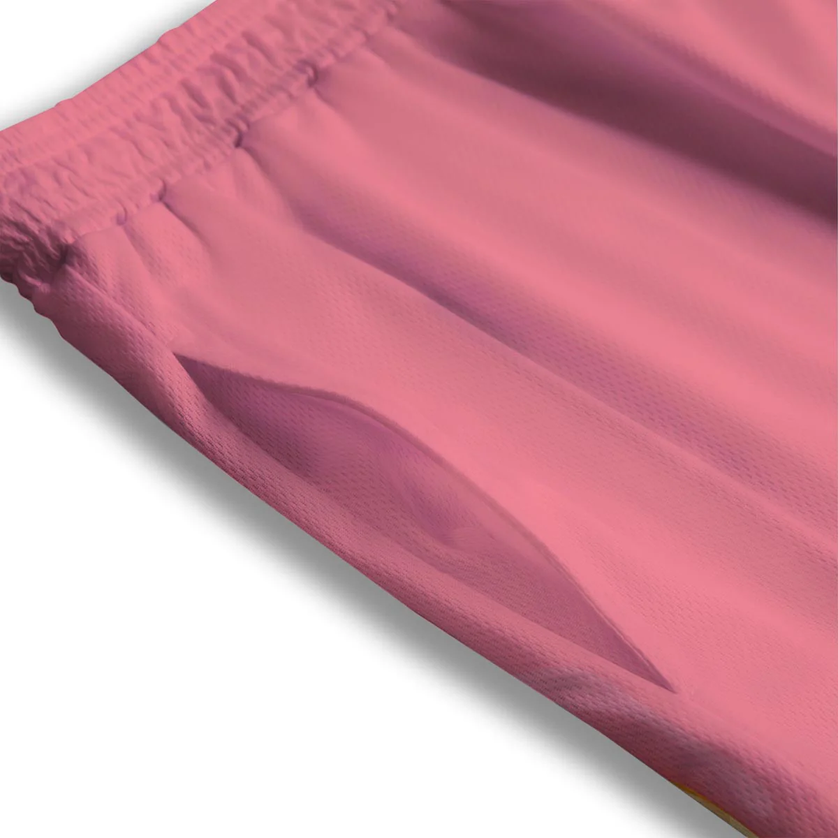 Melted Strawberry Ice Cream Print Mesh Shorts - Image 3