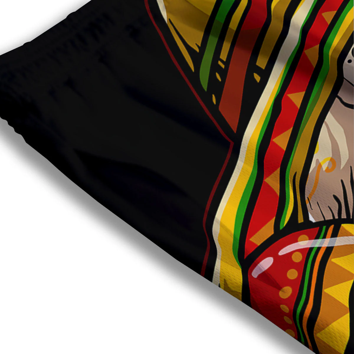 Mexican Skull Cinco de Mayo Print Mesh Shorts - Image 3