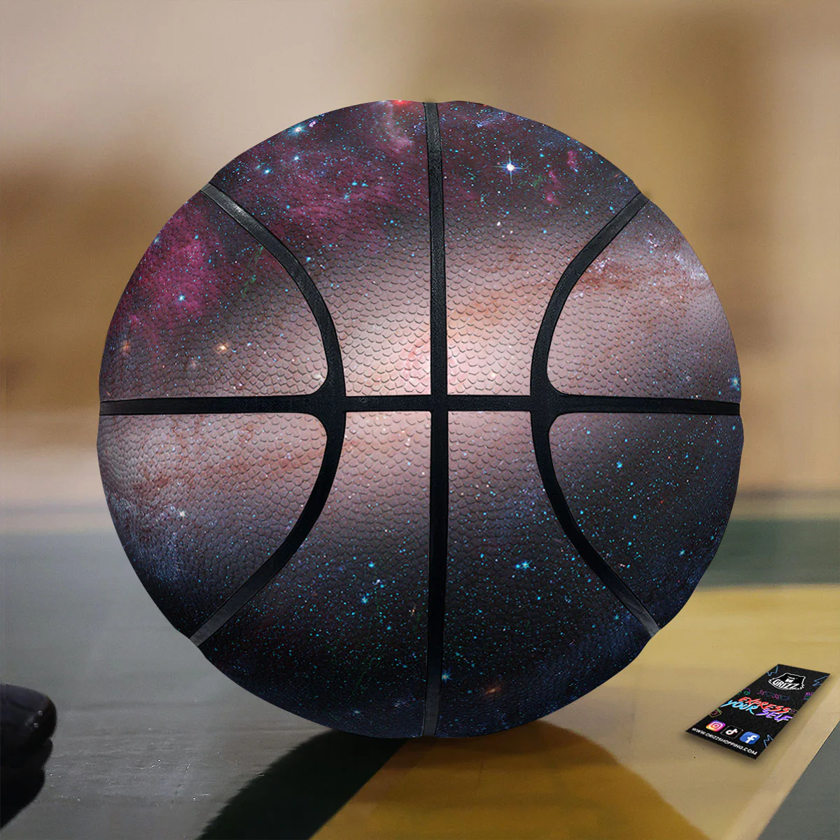 Milky Way Deep Space Print Basketball