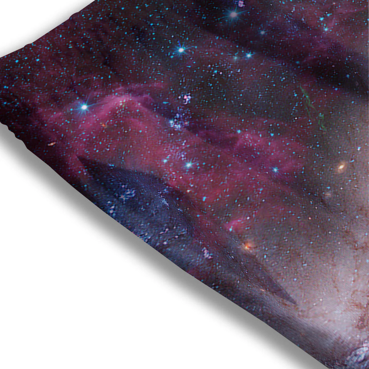 Milky Way Deep Space Print Mesh Shorts - Image 3