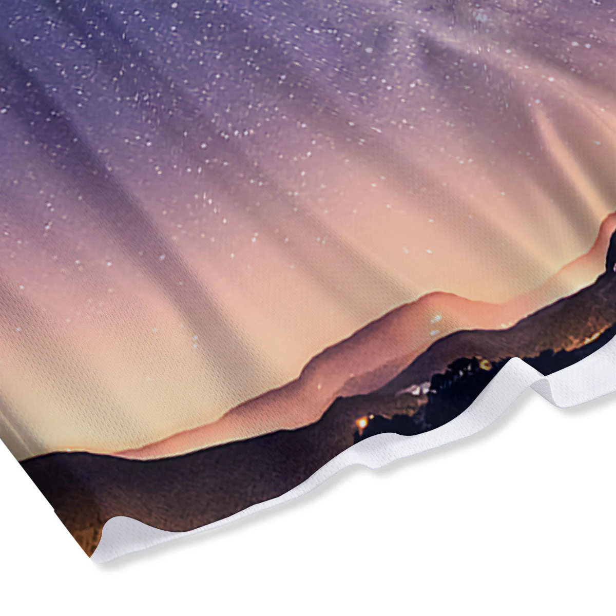 Milky Way Night Sky Print Mesh Shorts - Image 4