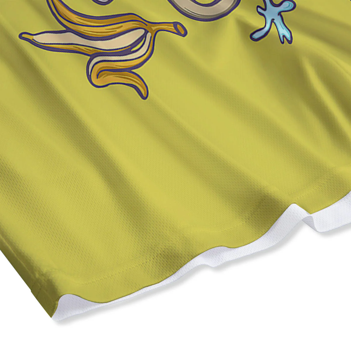 Monster Graffiti Characters Print Mesh Shorts - Image 4
