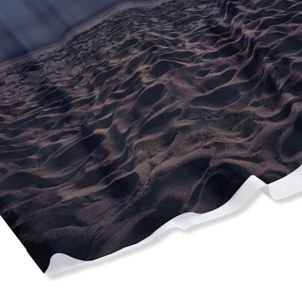 Moon And Beach Print Mesh Shorts - Image 4