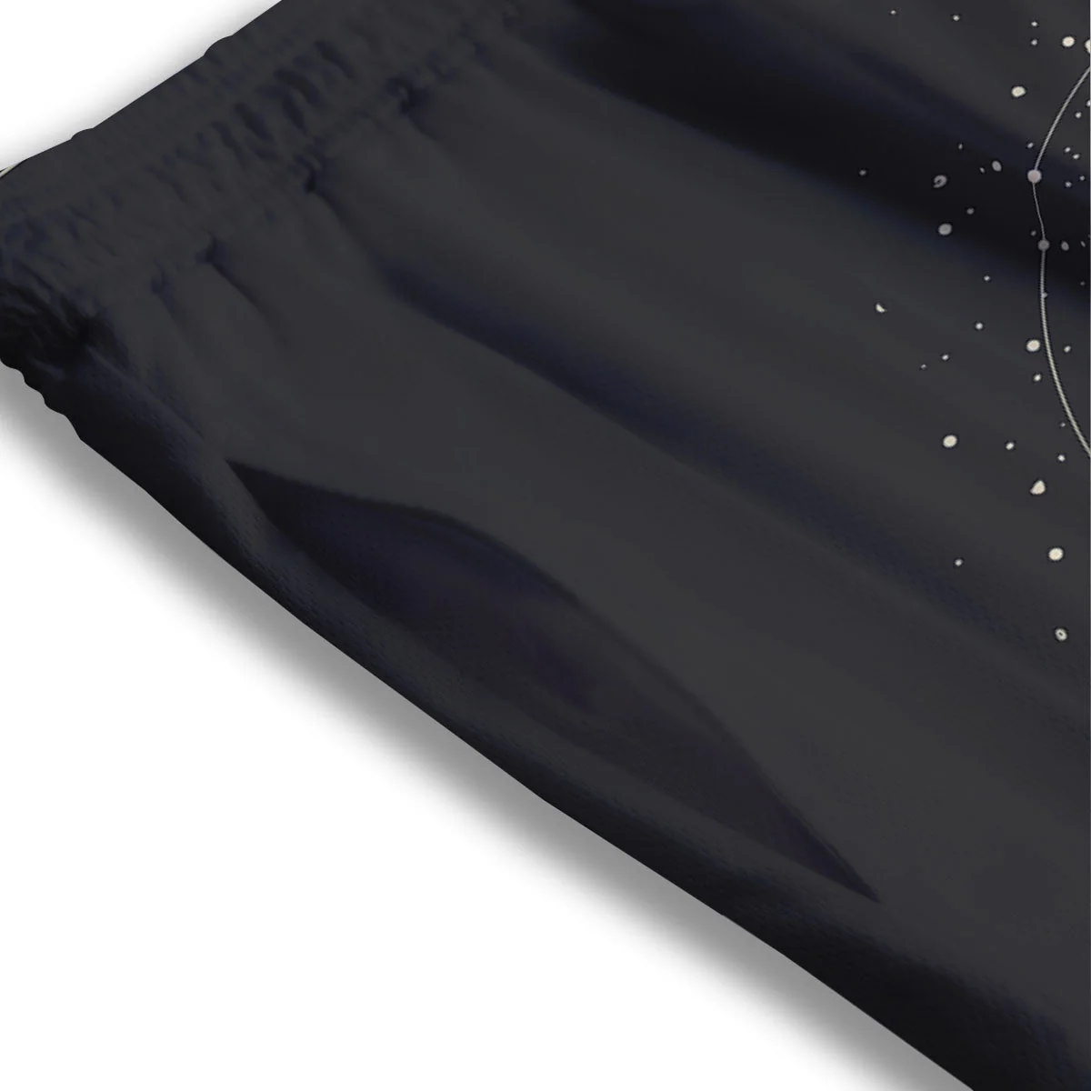 Moon Phase Galaxy Print Mesh Shorts - Image 3