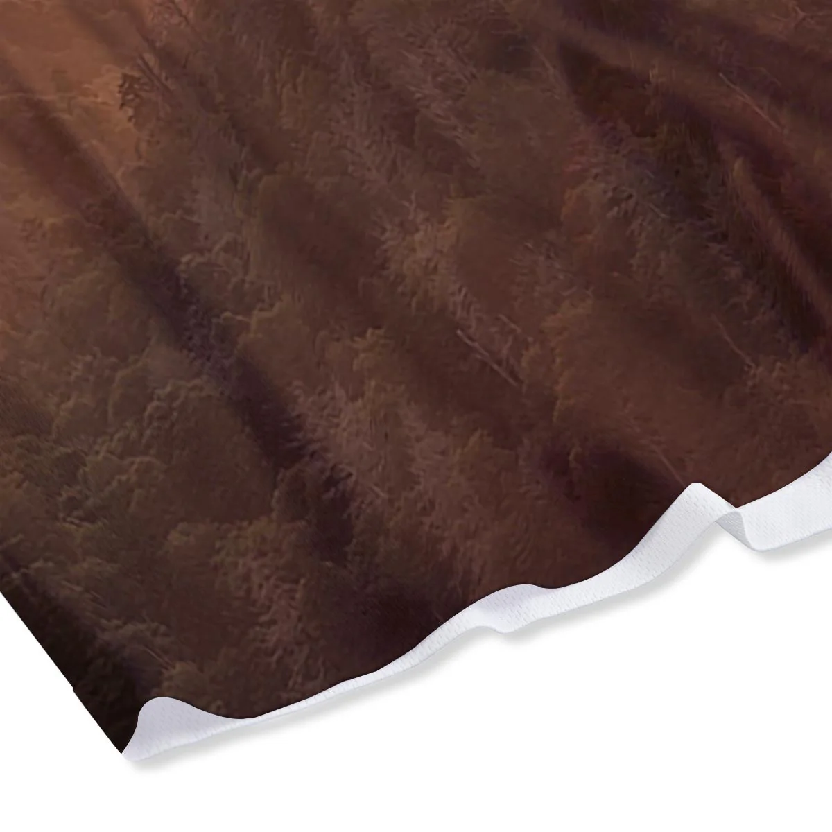 Mountain Sunset Print Mesh Shorts - Image 4