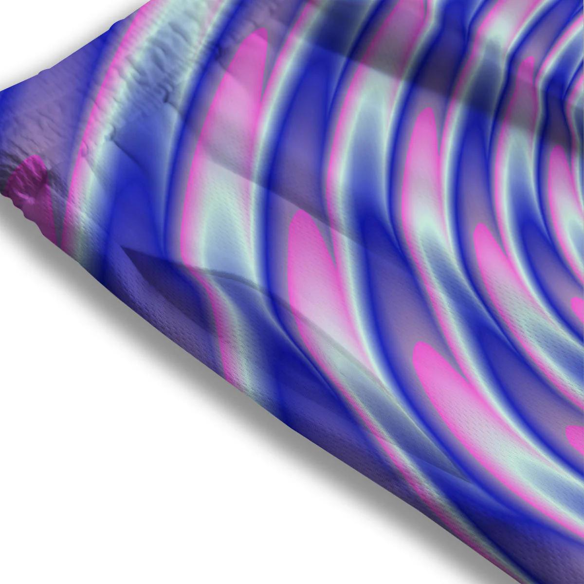 Moving Optical Illusion Twisted Colors Mesh Shorts - Image 3