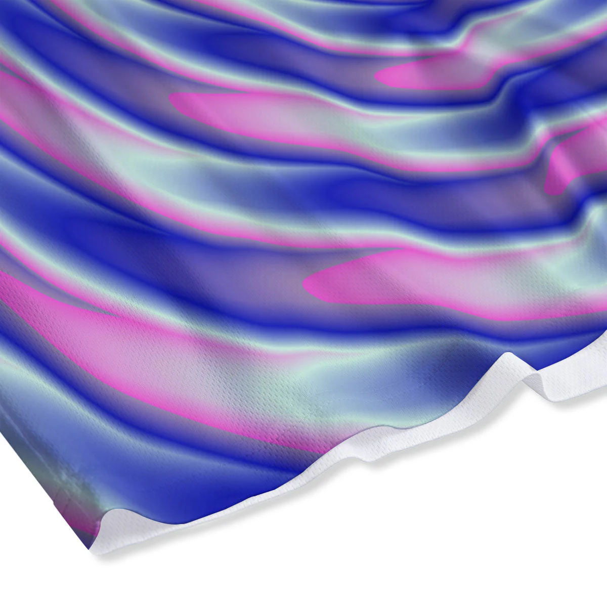Moving Optical Illusion Twisted Colors Mesh Shorts - Image 4