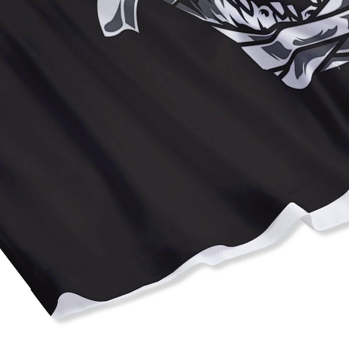 Mummy Head Print Mesh Shorts - Image 4