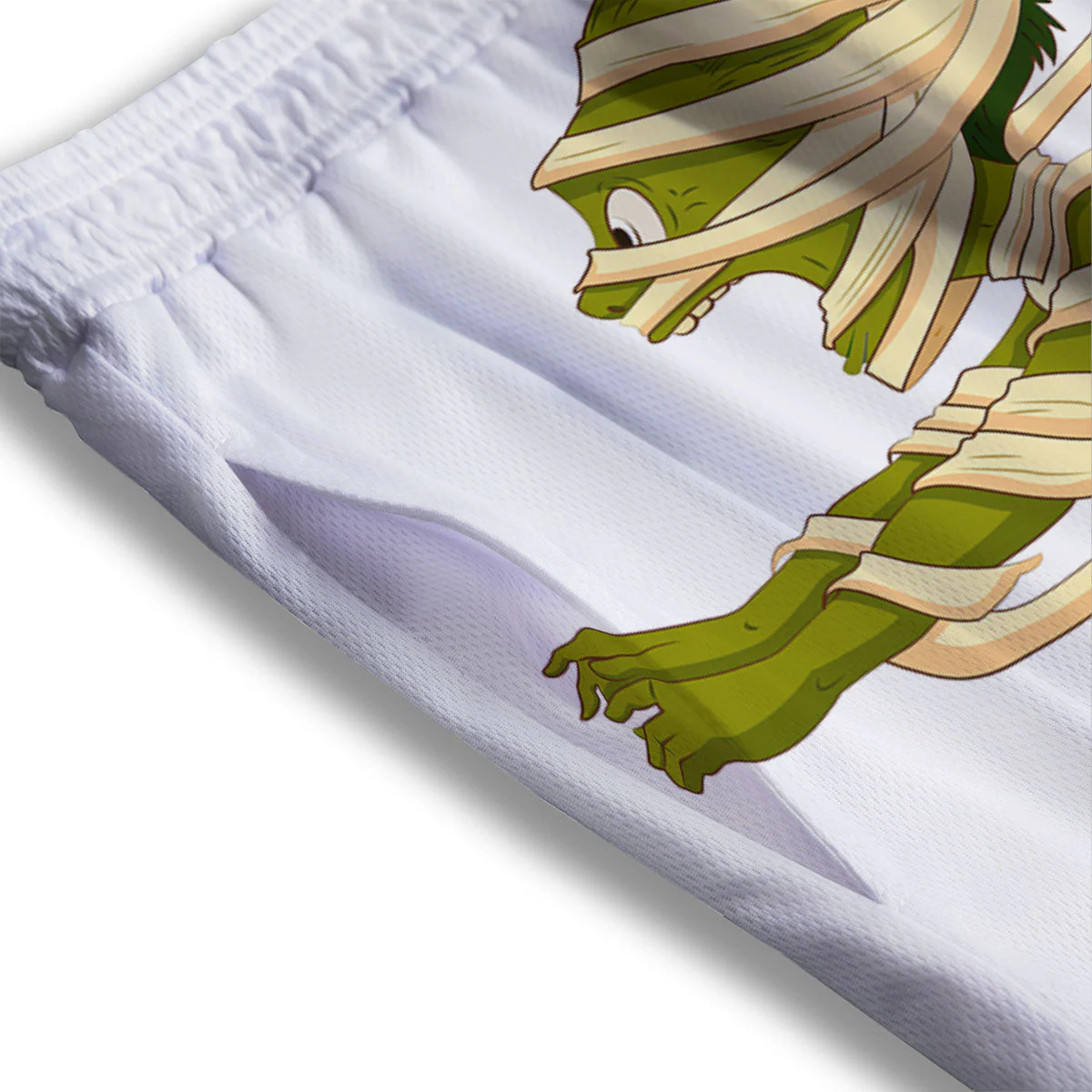 Mummy Running Print Mesh Shorts - Image 3