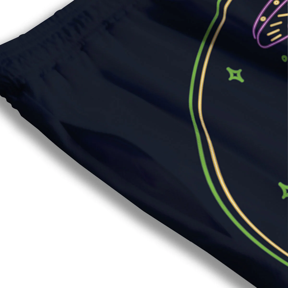 Mystery Of Egypt Neon Print Mesh Shorts - Image 3
