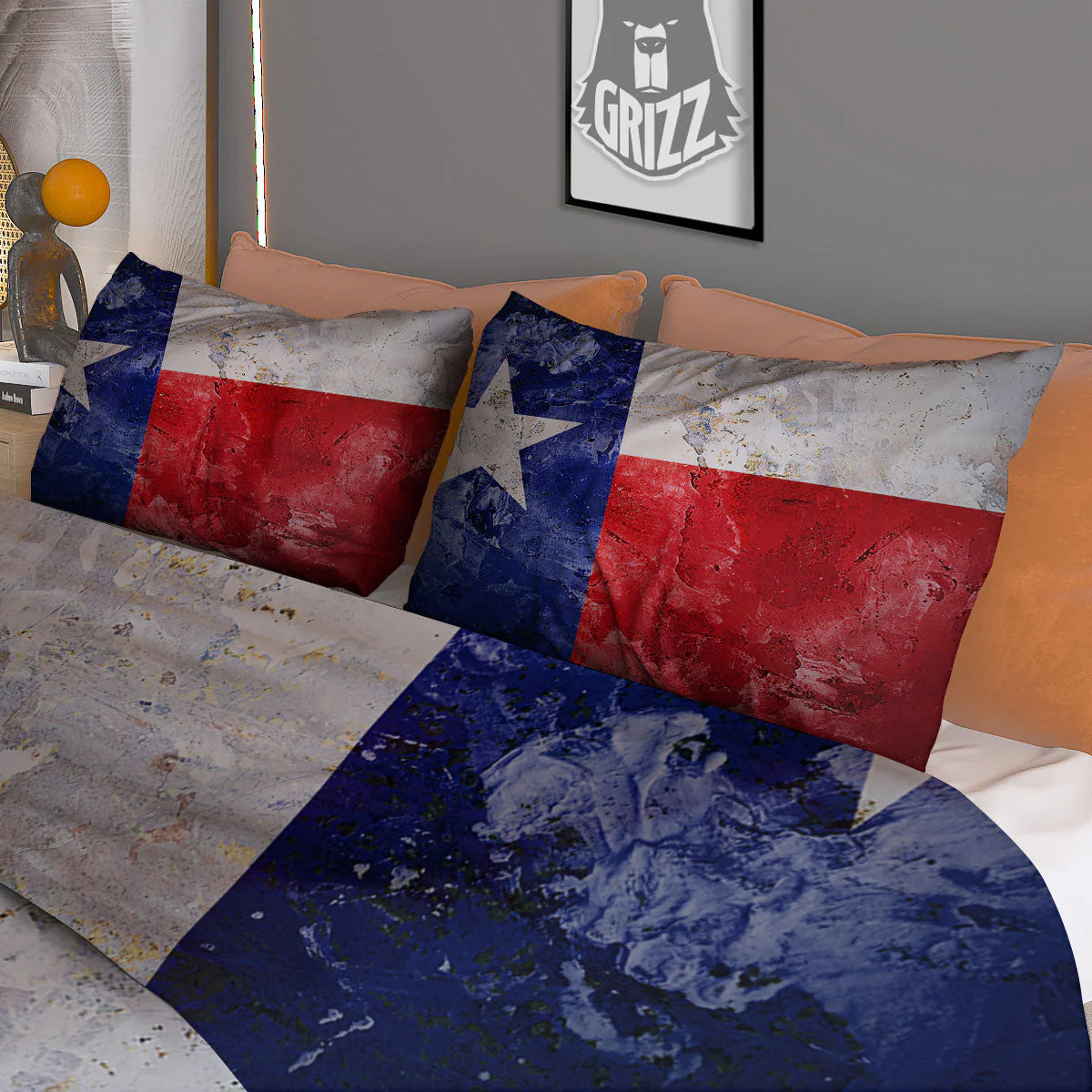 National Texas Flag Print Duvet Cover Bedding Set - Image 3