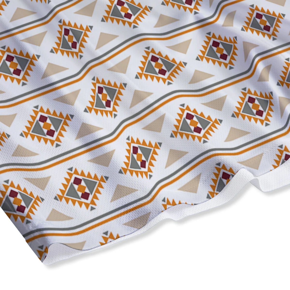 Navajo Ethnic Southwestern Print Pattern Mesh Shorts - Image 4