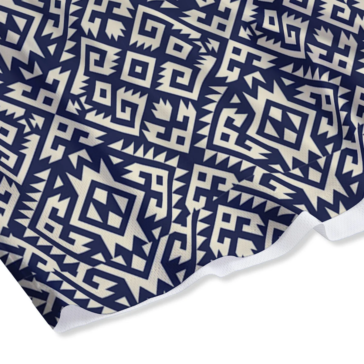 Navajo Native Indian Print Pattern Mesh Shorts - Image 4