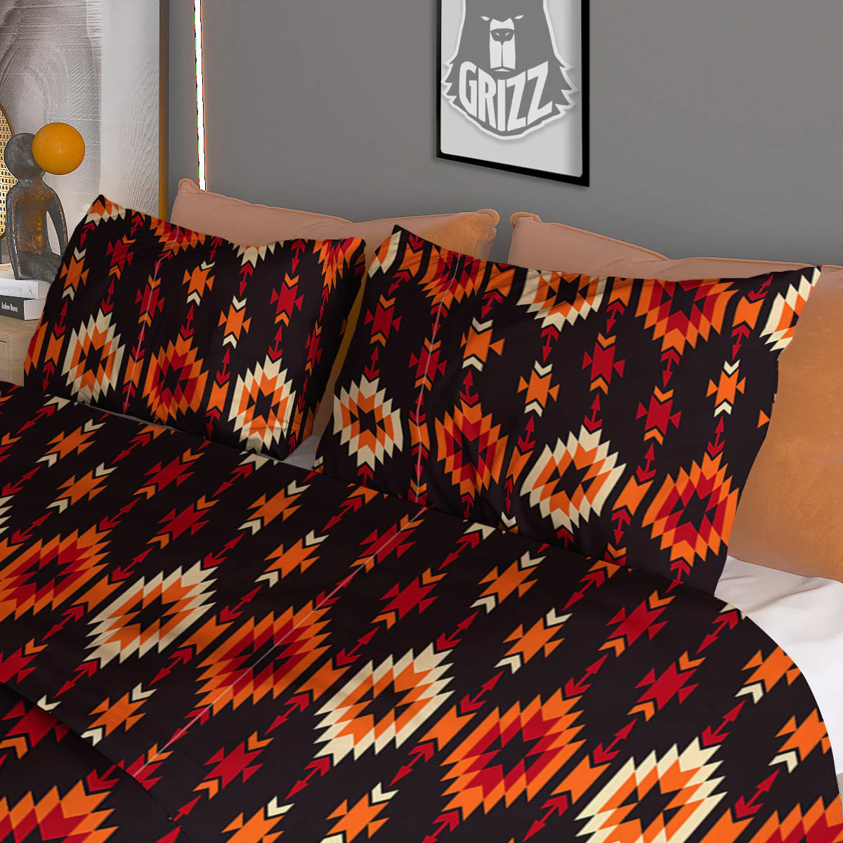 Navajo Native Pattern Duvet Cover Bedding Set - Image 3