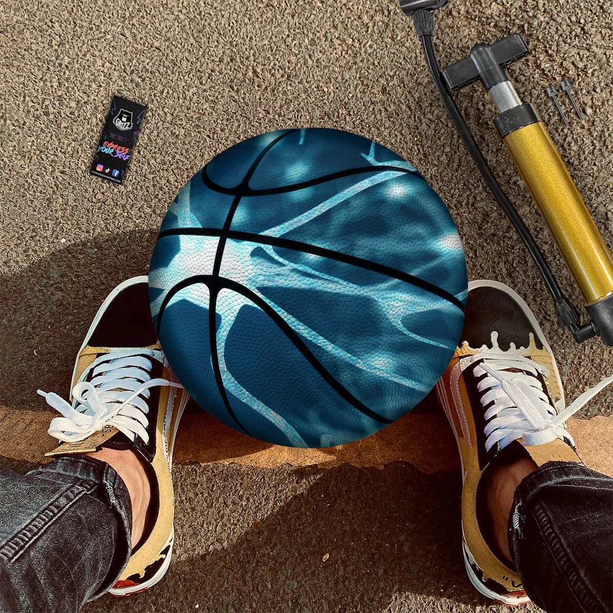 Neurons Inside The Brain Print Basketball - Image 2