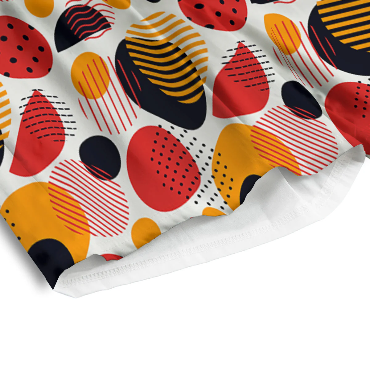 New Style Polka Dot Ornaments Print Pattern Men's Athletic Shorts - Image 4