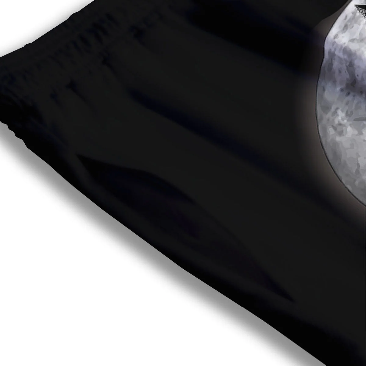 Night Owl Full Moon Print Mesh Shorts - Image 3