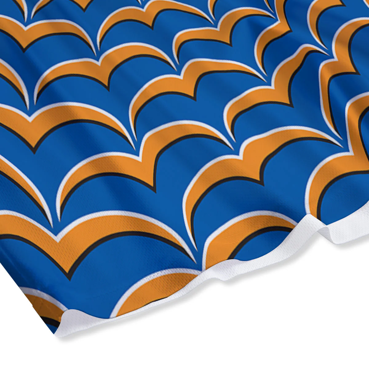 Optical Illusion Blue Expansion Moving Mesh Shorts - Image 4