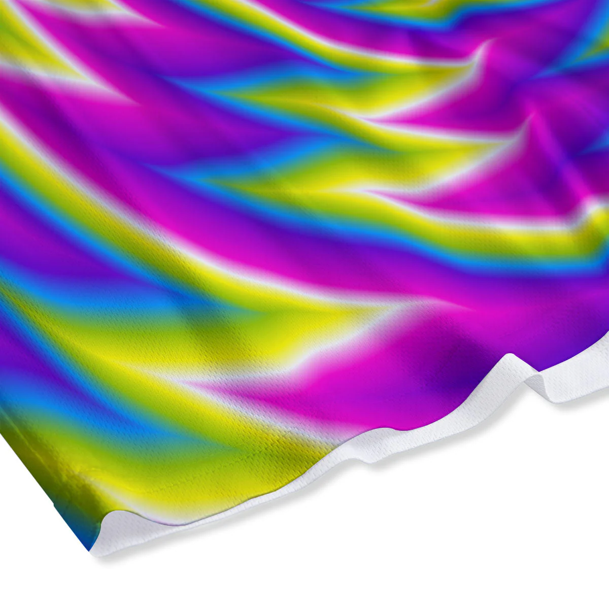 Optical Illusion Moving Dizzy Spiral Mesh Shorts - Image 4