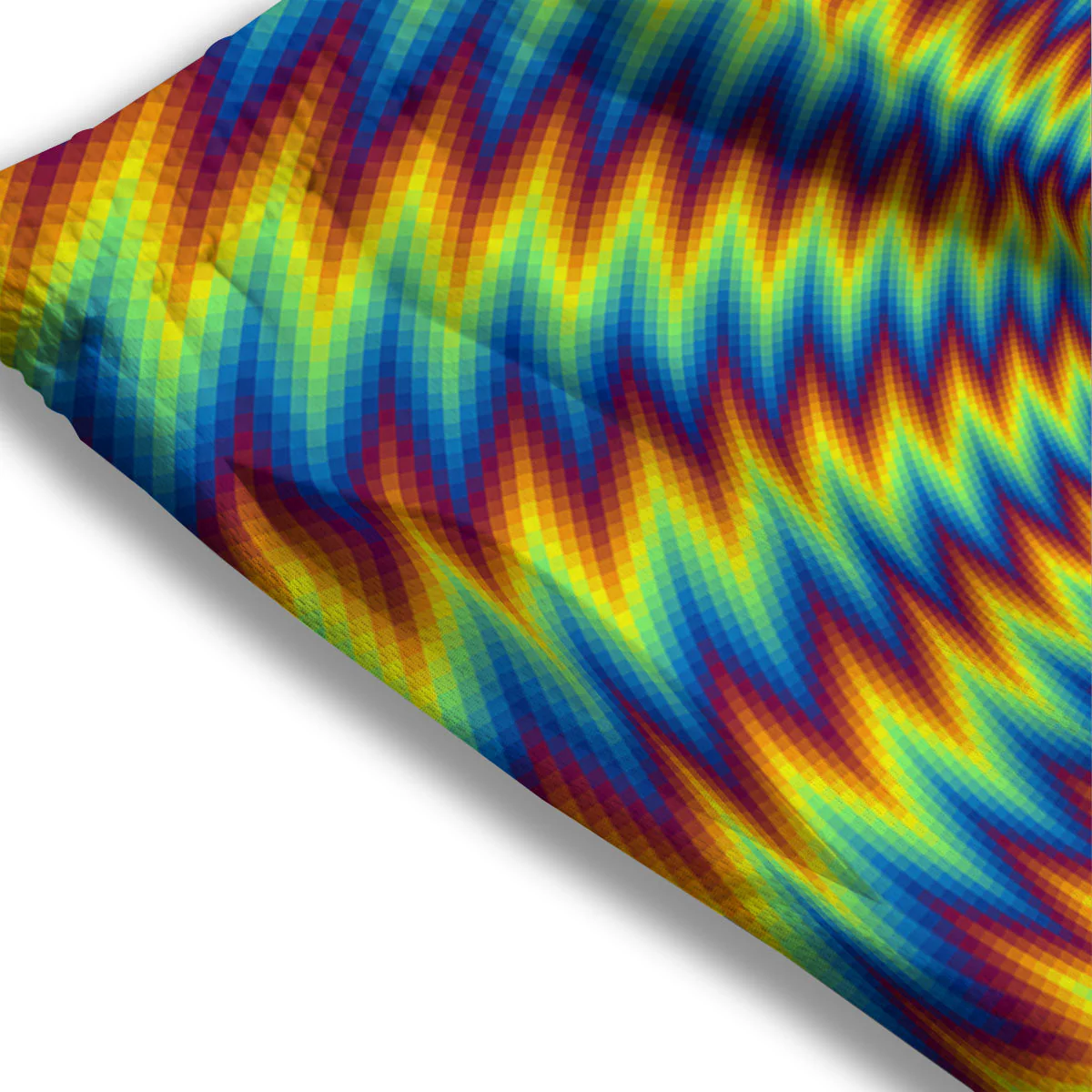 Optical Illusion Octagonal Psychedelic Mesh Shorts - Image 3