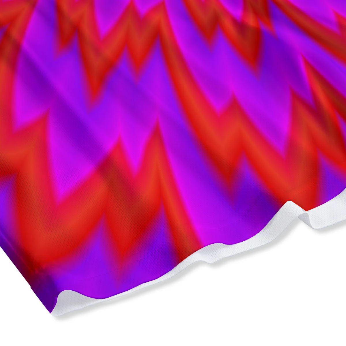 Optical Illusion Spiky Psychedelic Mesh Shorts - Image 4
