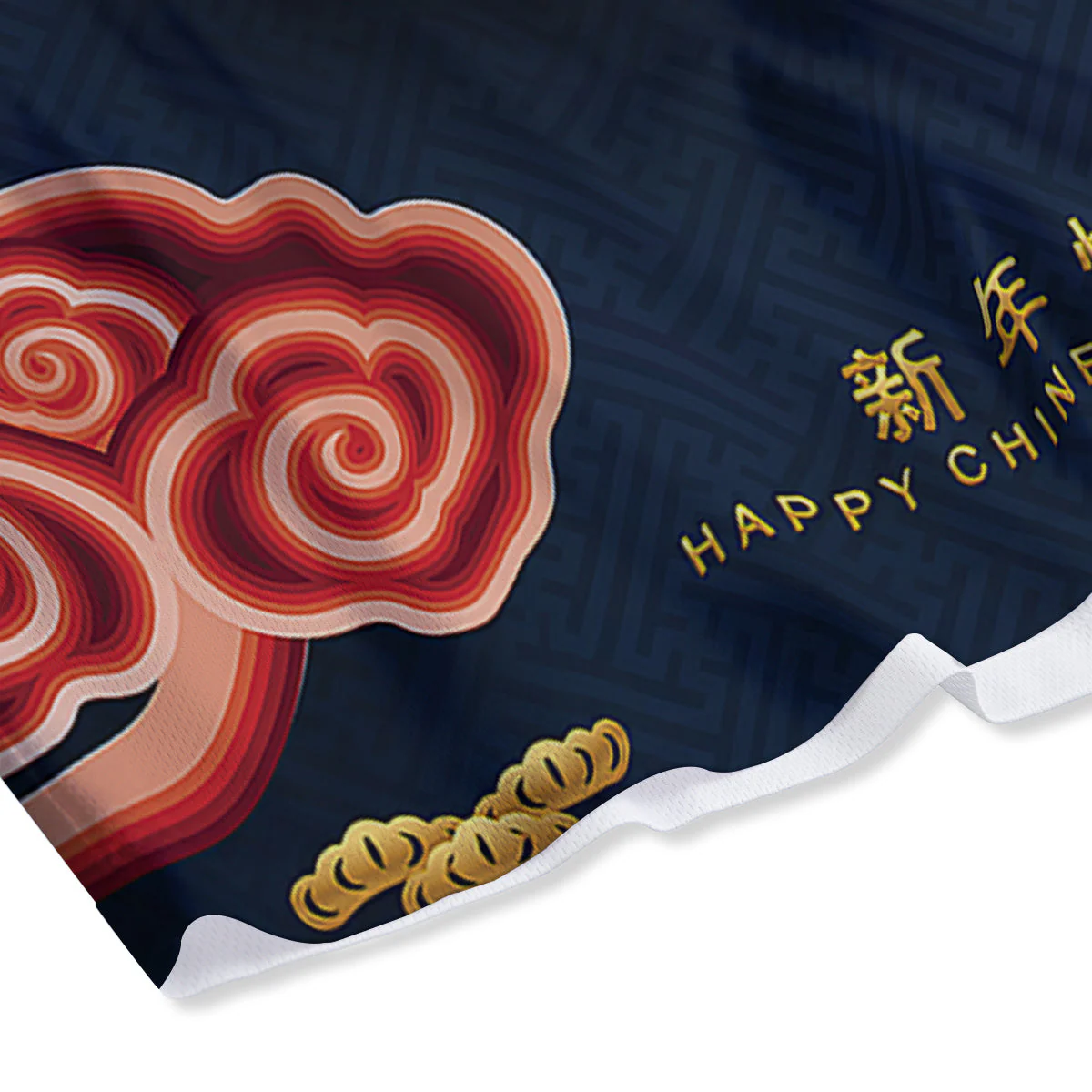 Ox Zodiac Chinese Cute Print Mesh Shorts - Image 4