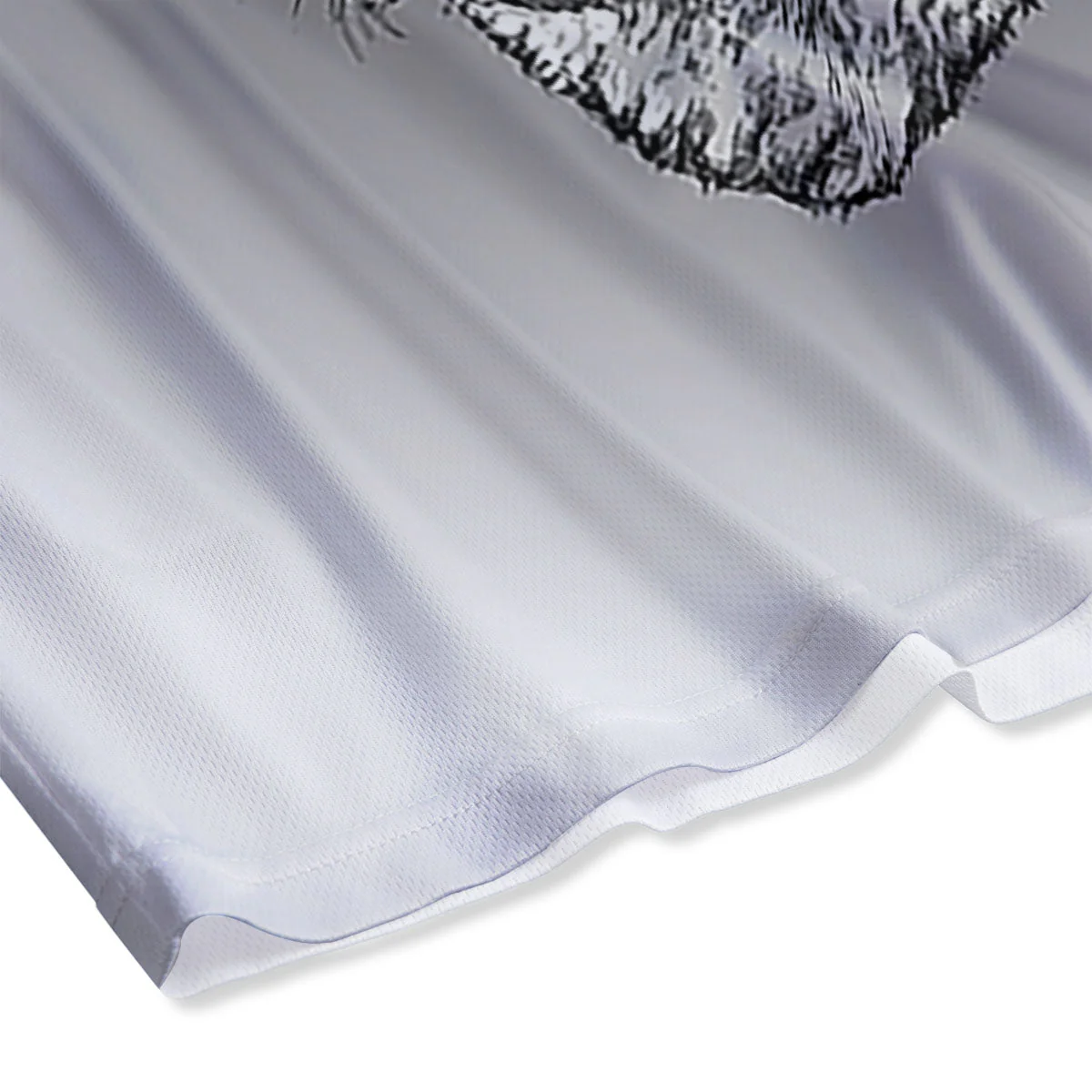 Painting Alaskan Malamute Print Mesh Shorts - Image 4