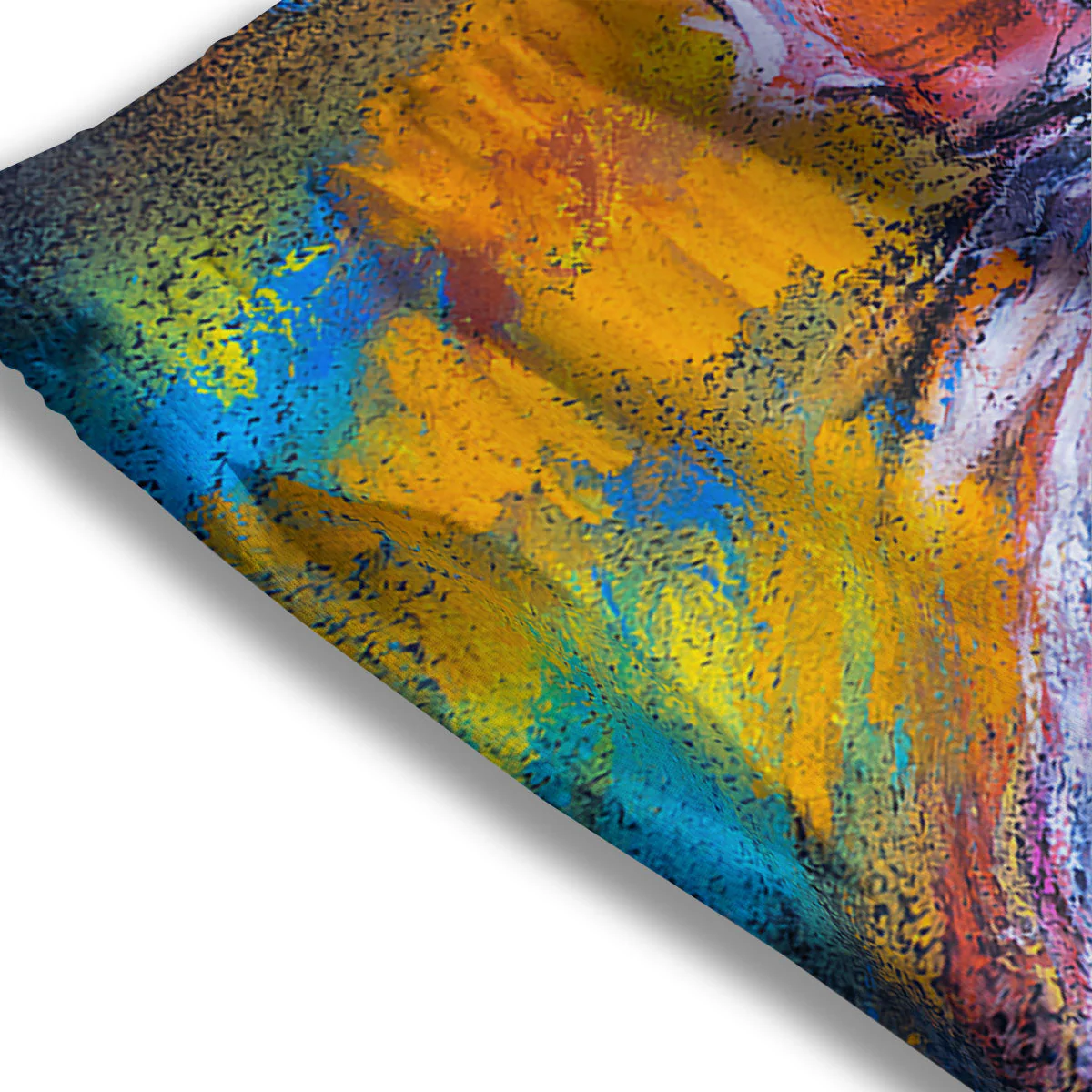 Painting Rooster Print Mesh Shorts - Image 3