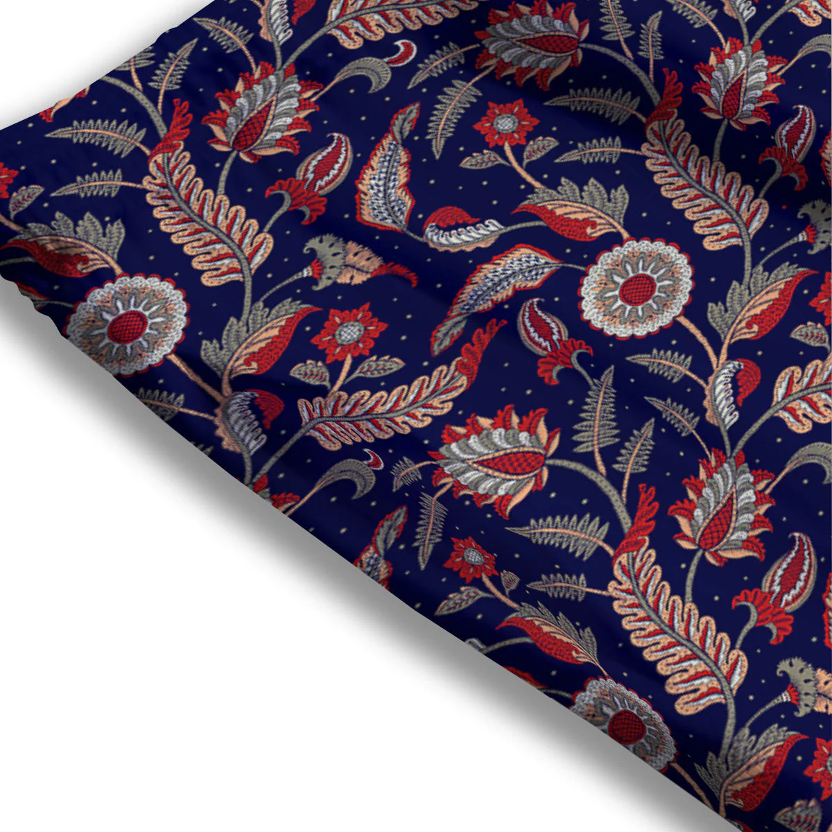 Paisley Indian Print Pattern Mesh Shorts - Image 3