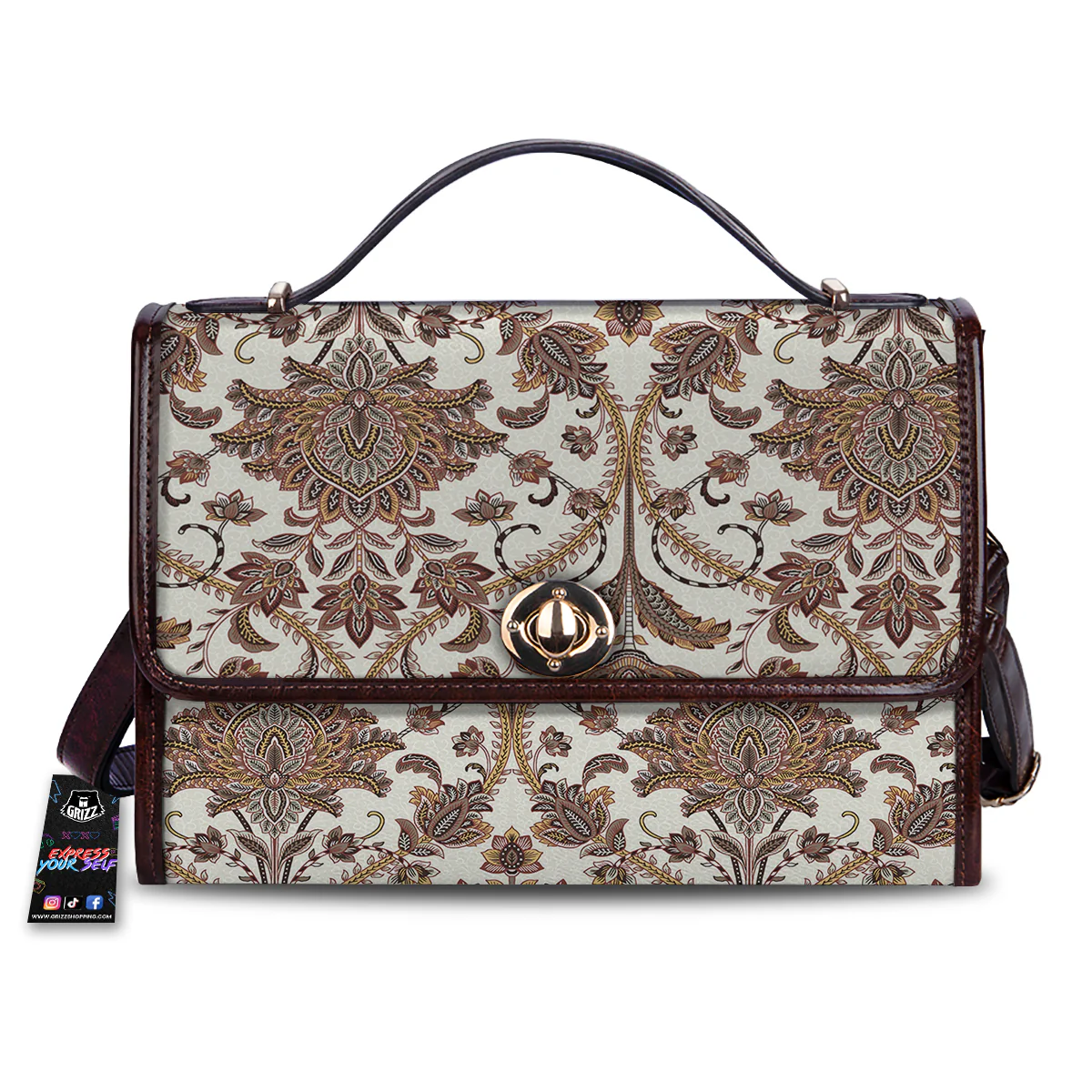 Paisley Vintage Pattern Women's Satchel Bag