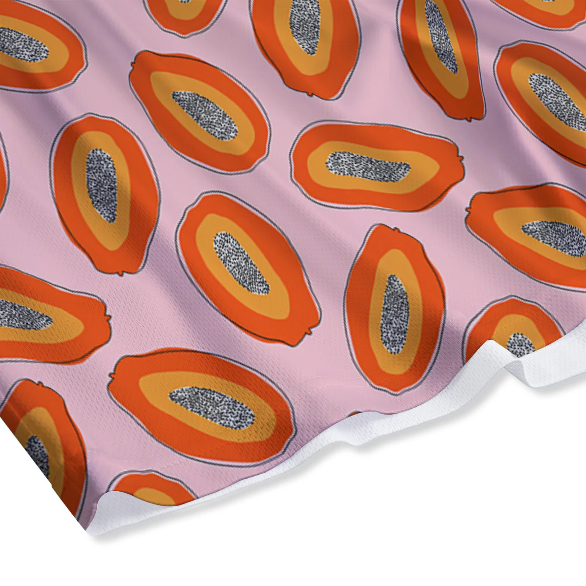 Papaya Cute Print Pattern Mesh Shorts - Image 4