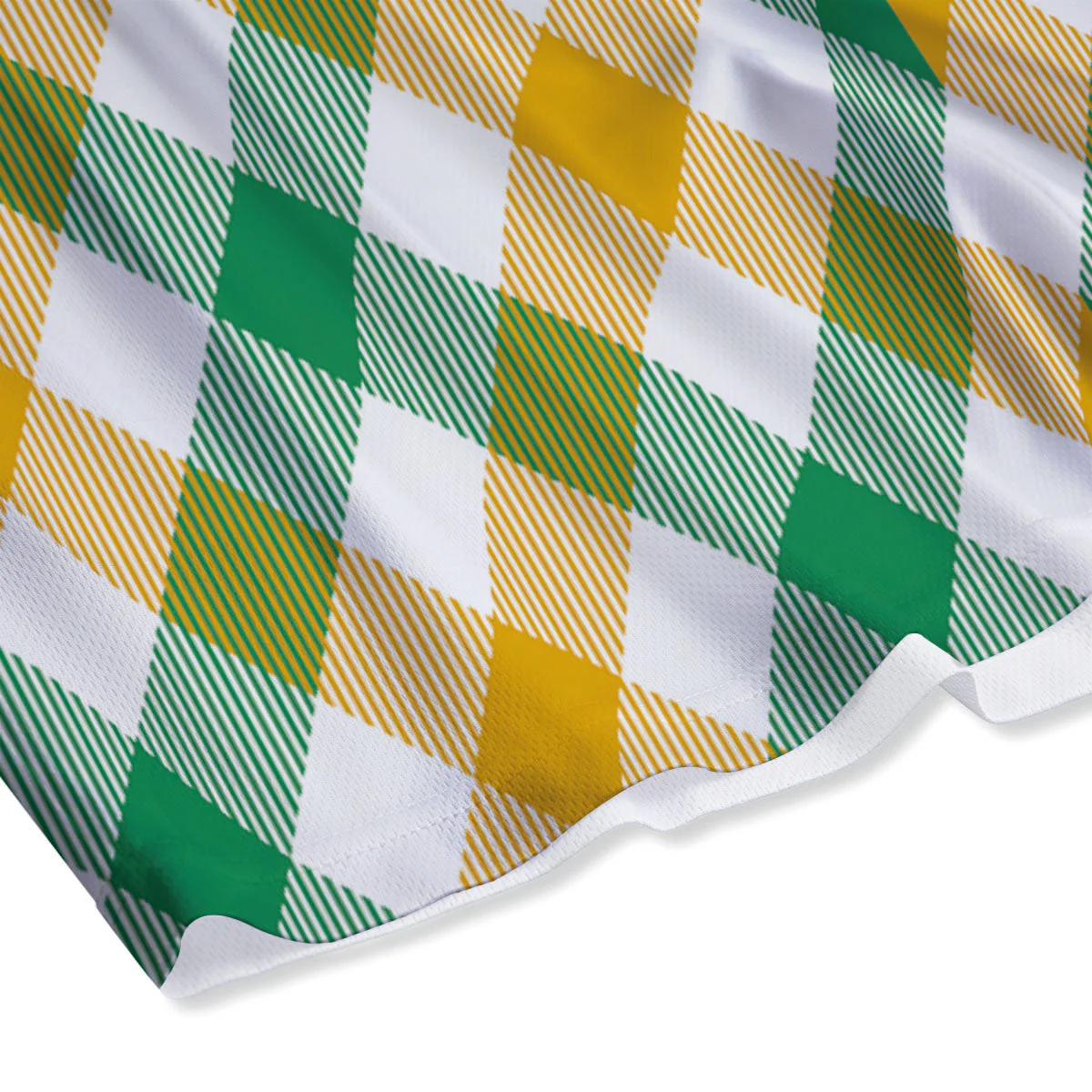 Patrick's Day Irish Plaid Print Mesh Shorts - Image 4