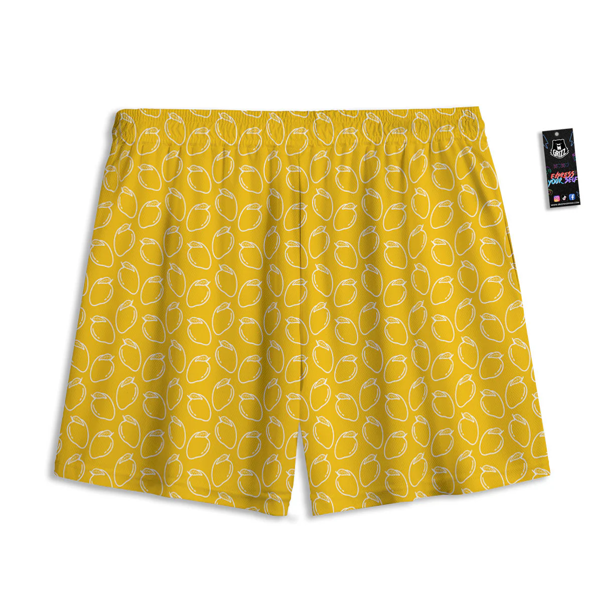 Pattern Mango Print Mesh Shorts - Image 2