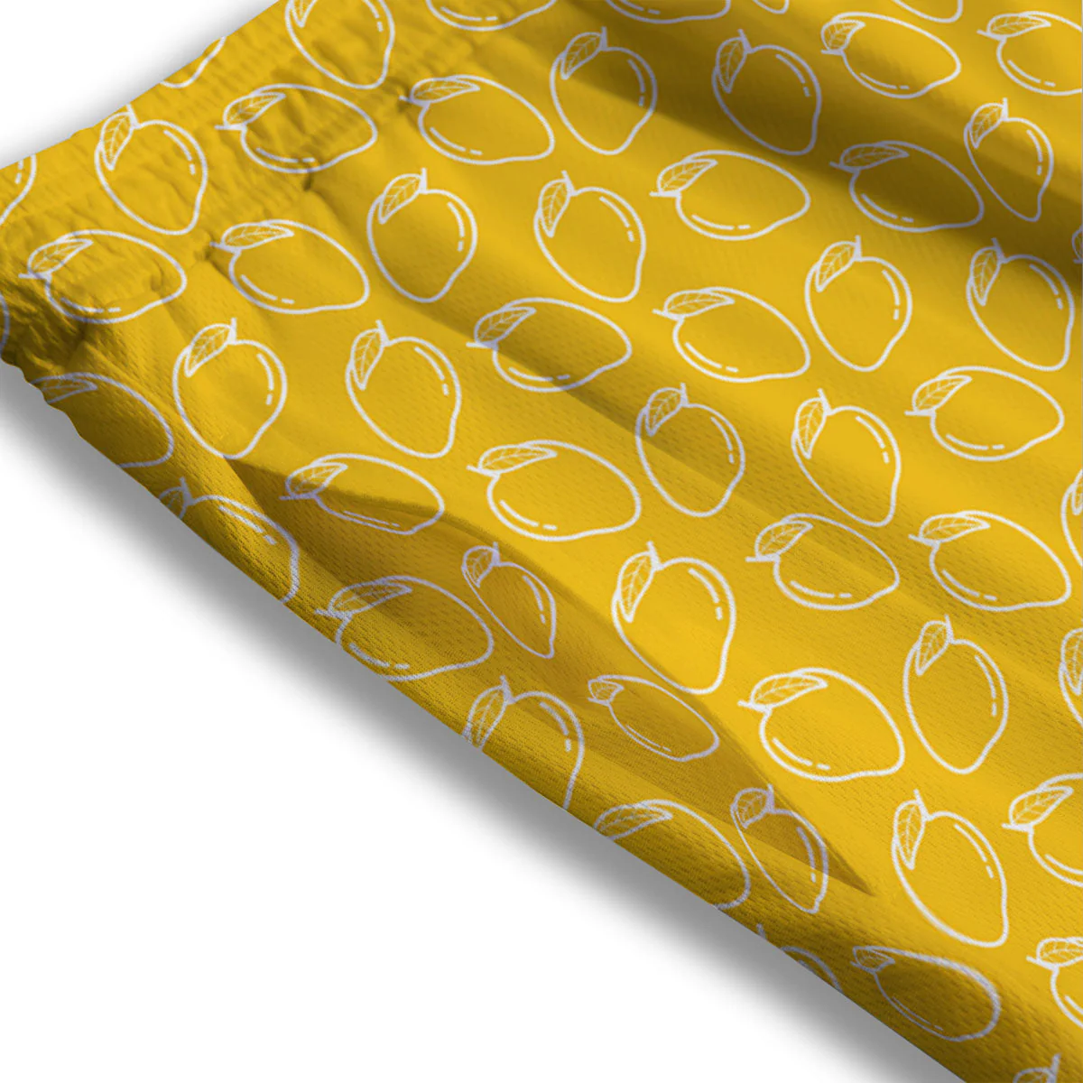 Pattern Mango Print Mesh Shorts - Image 3