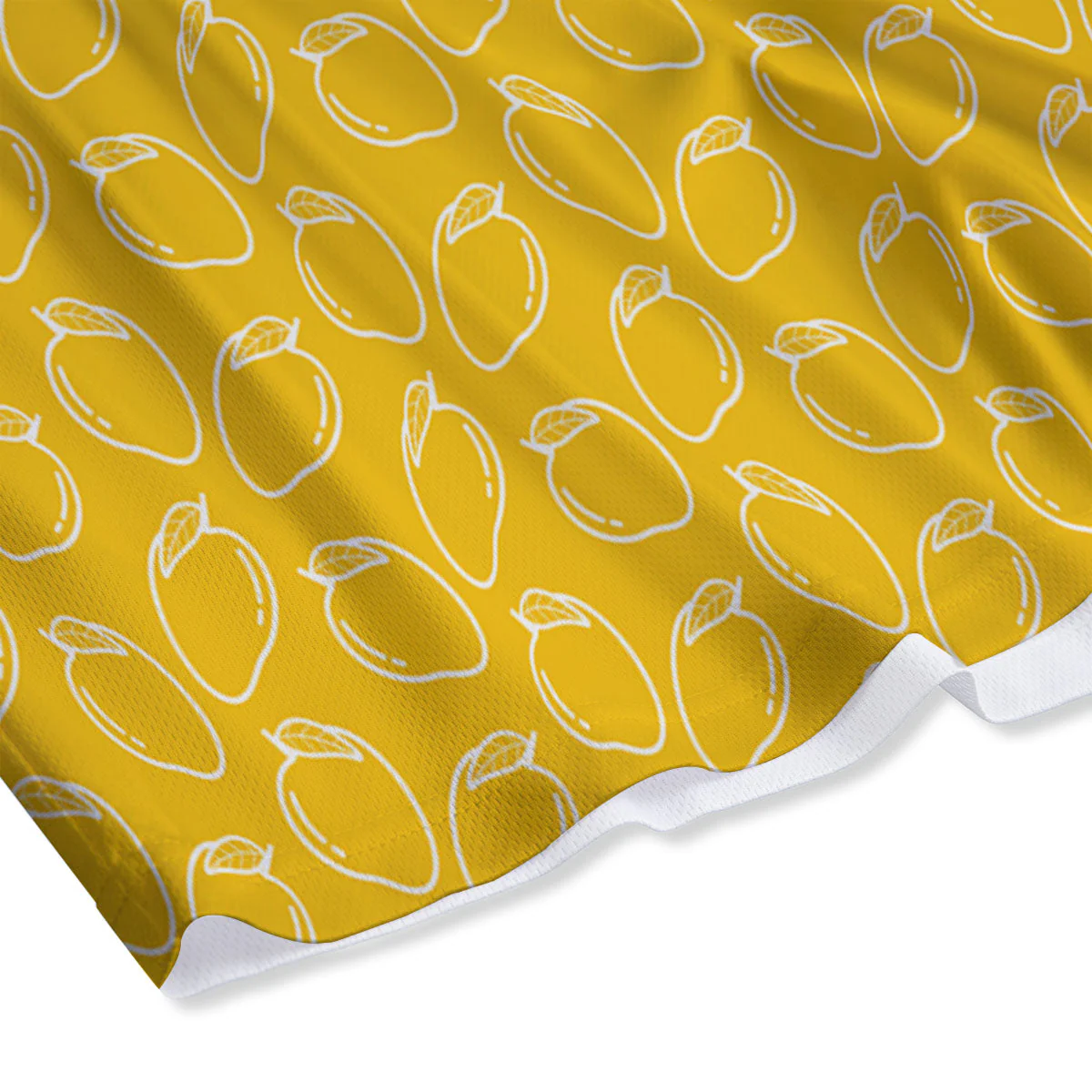 Pattern Mango Print Mesh Shorts - Image 4