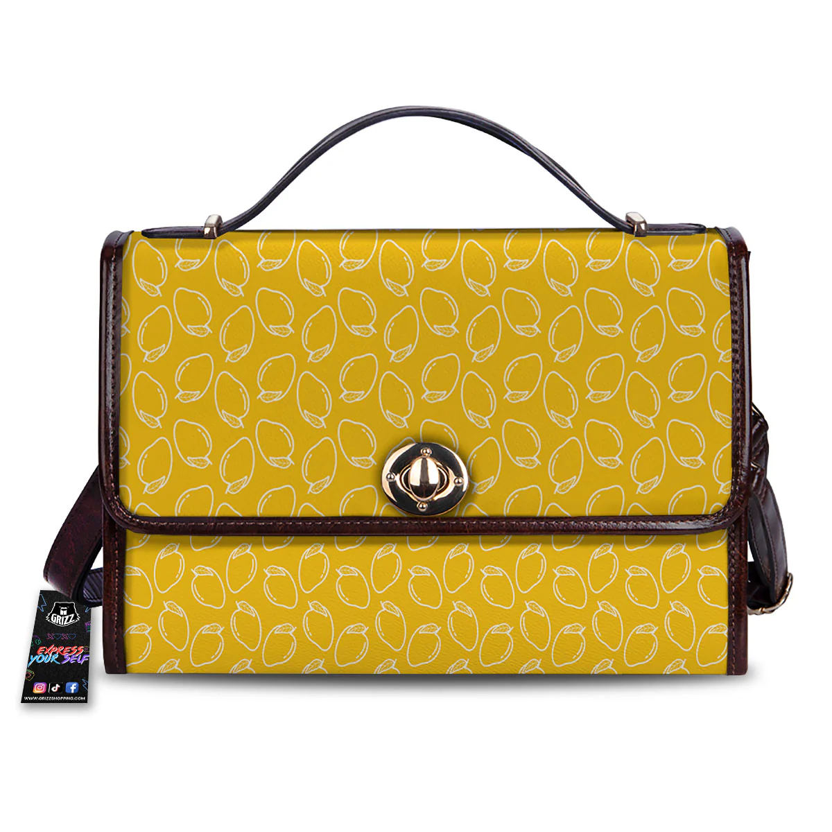 Pattern Mango Print Women's Satchel Bag