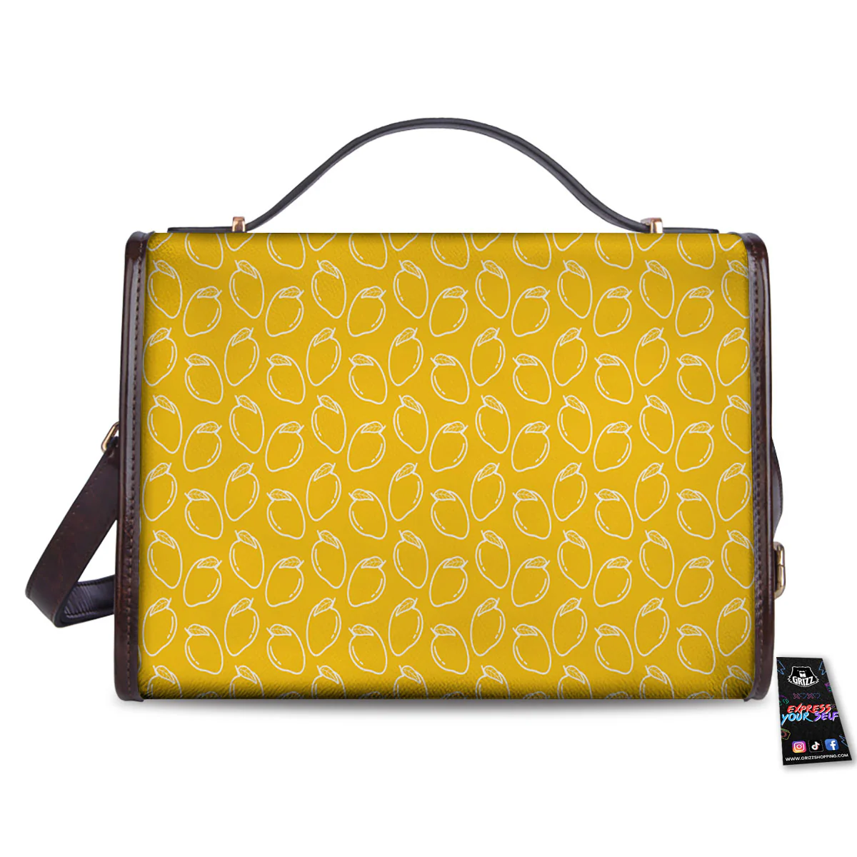 Pattern Mango Print Women's Satchel Bag - Image 2