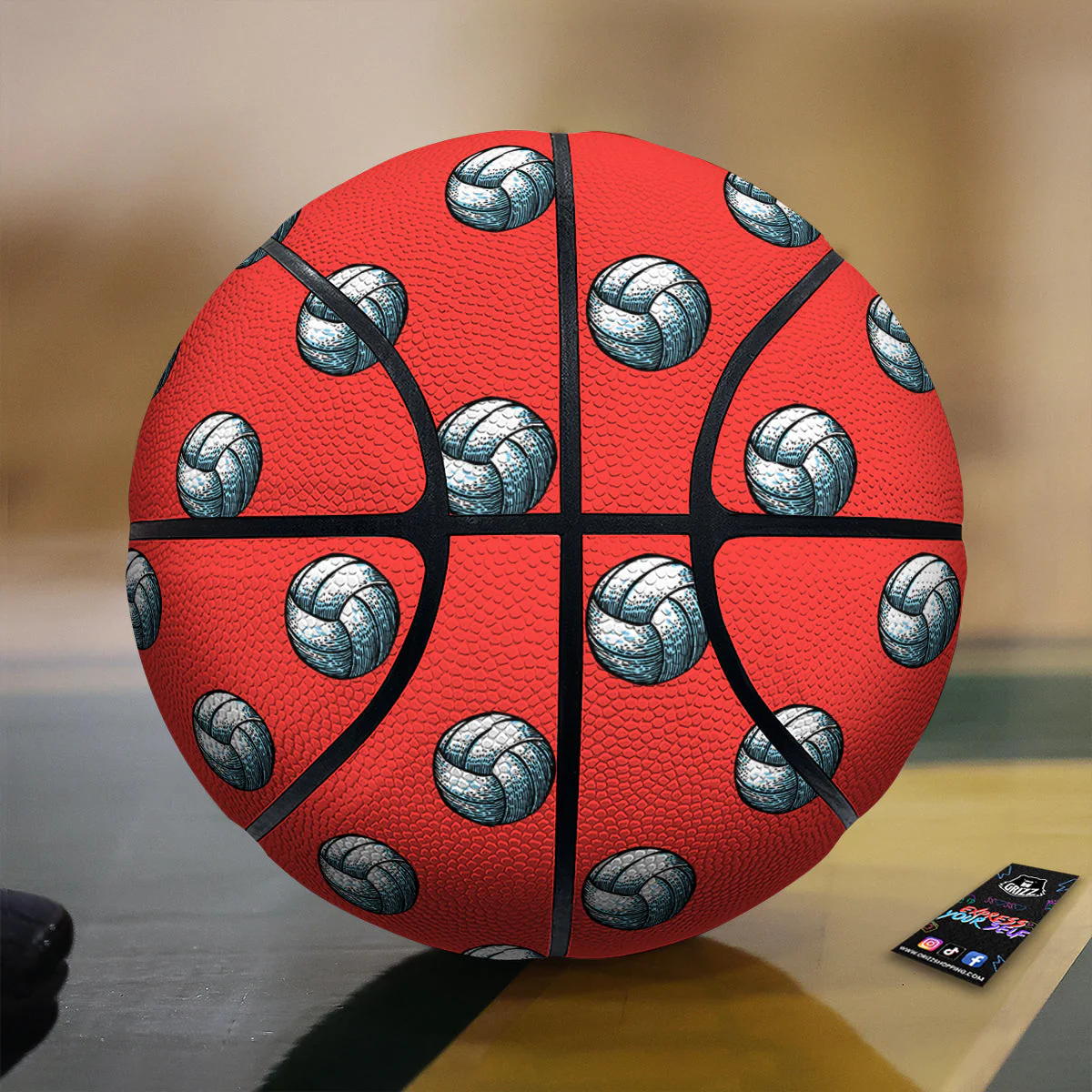 Pattern Volleyball Print Pattern Basketball