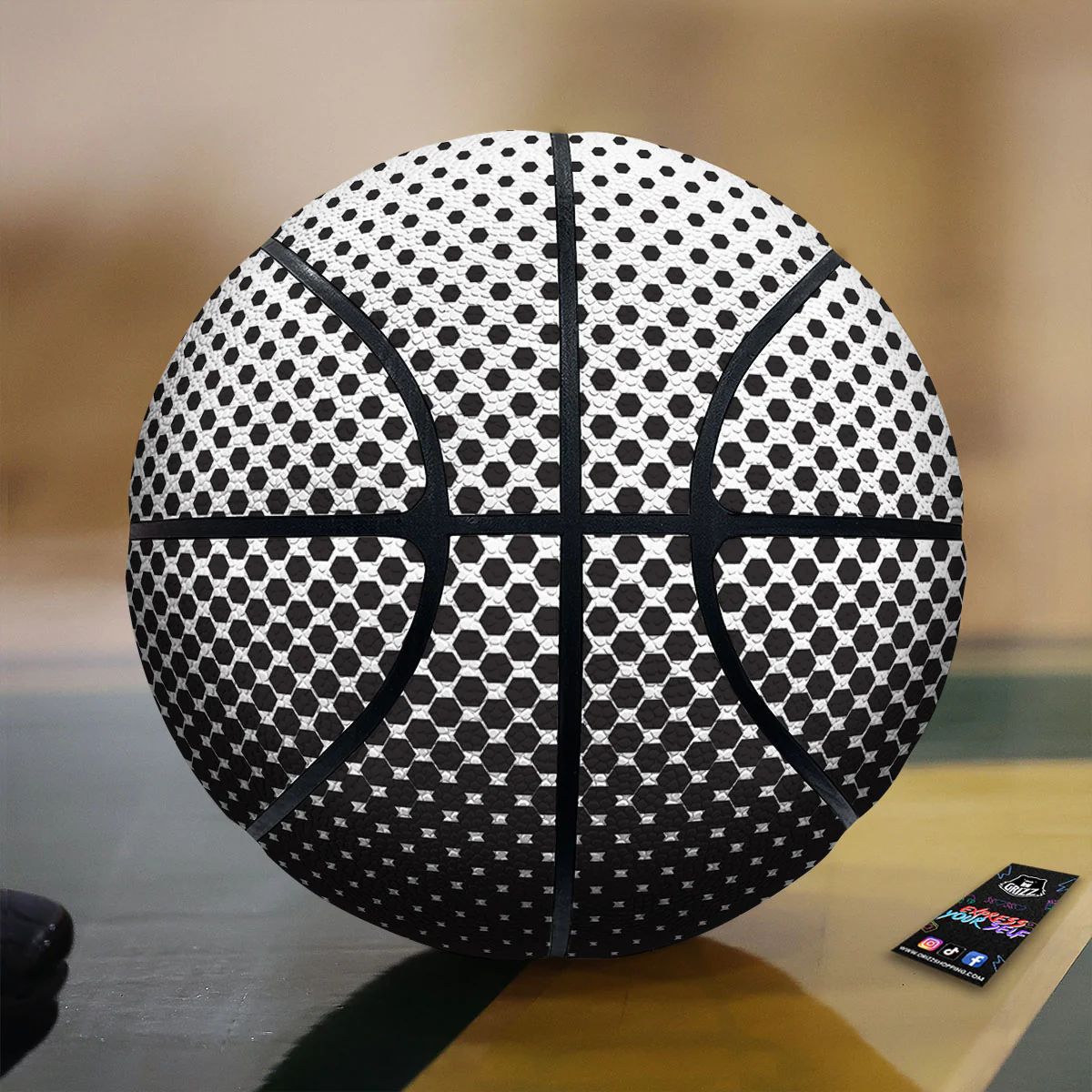 Pentagon Halftone Print Basketball