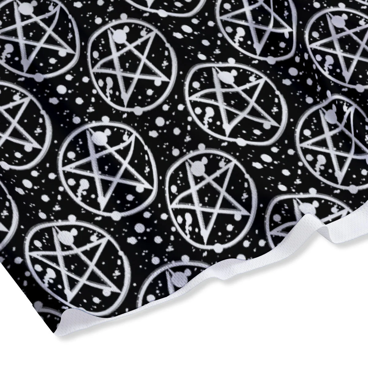 Pentagram Pentagram Magic Pattern Mesh Shorts - Image 4