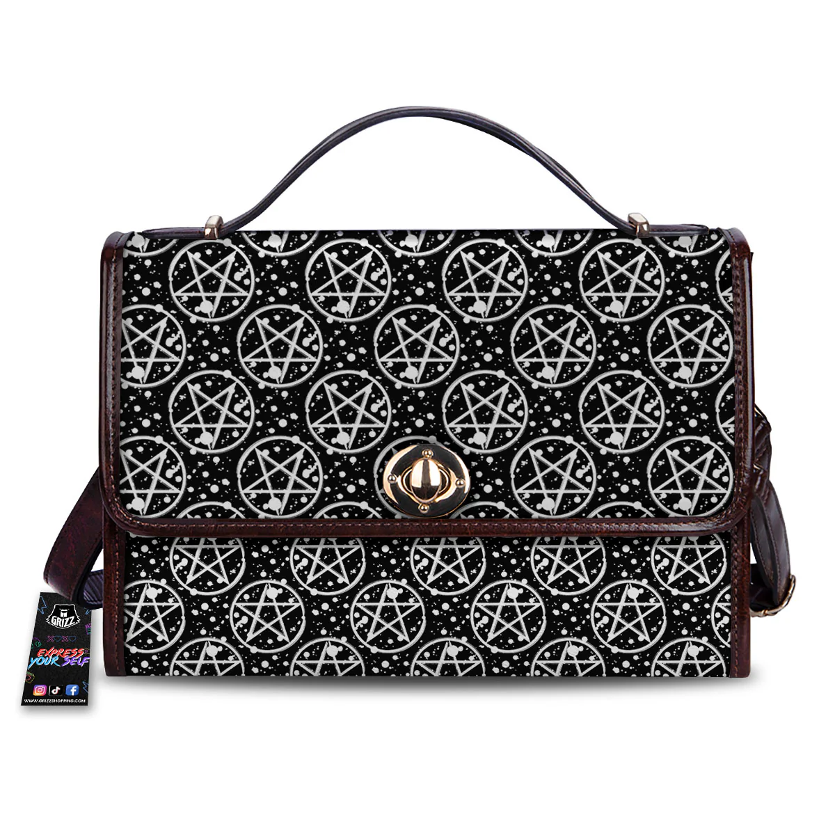 Pentagram Pentagram Magic Pattern Women's Satchel Bag