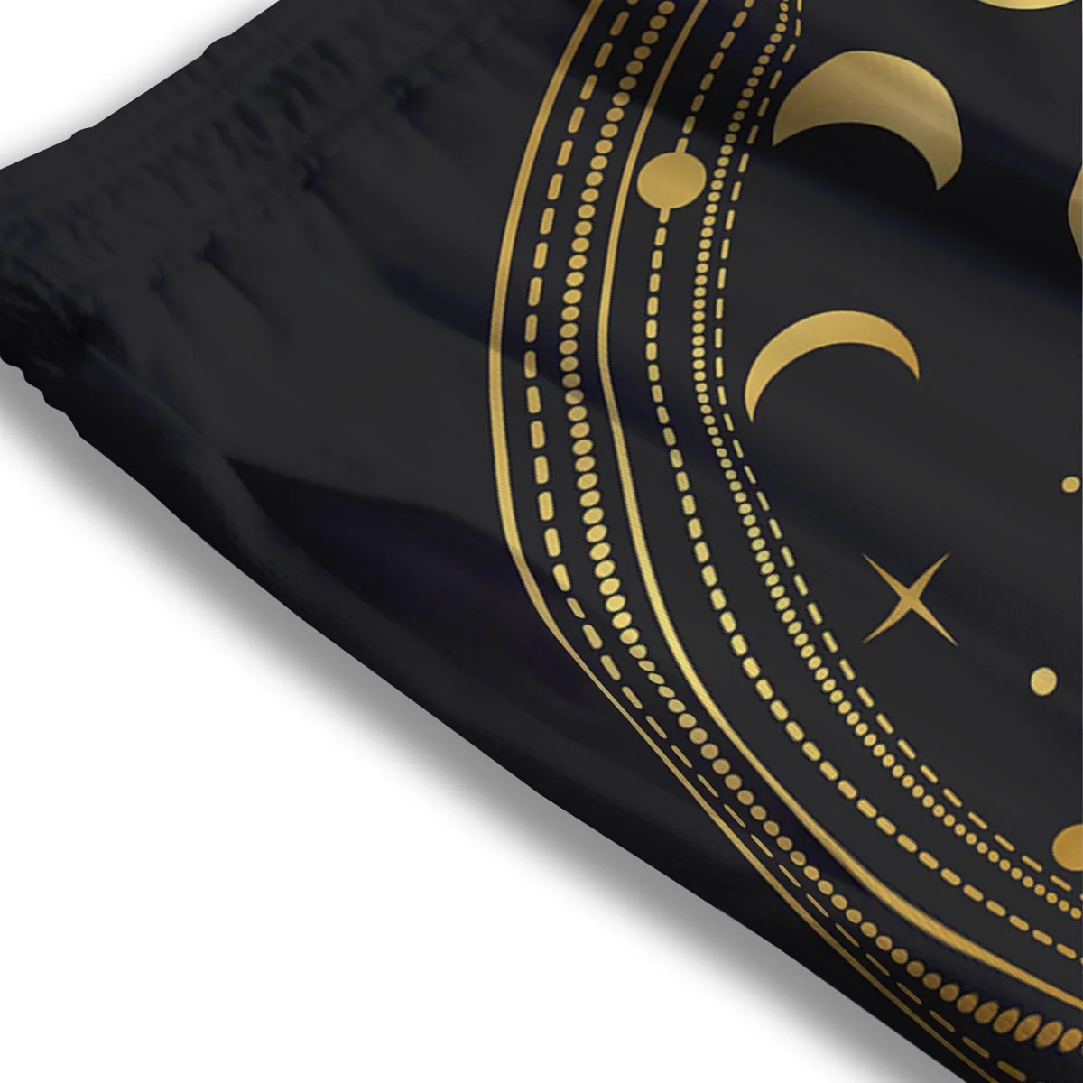 Phase Moon And Sun Print Mesh Shorts - Image 3