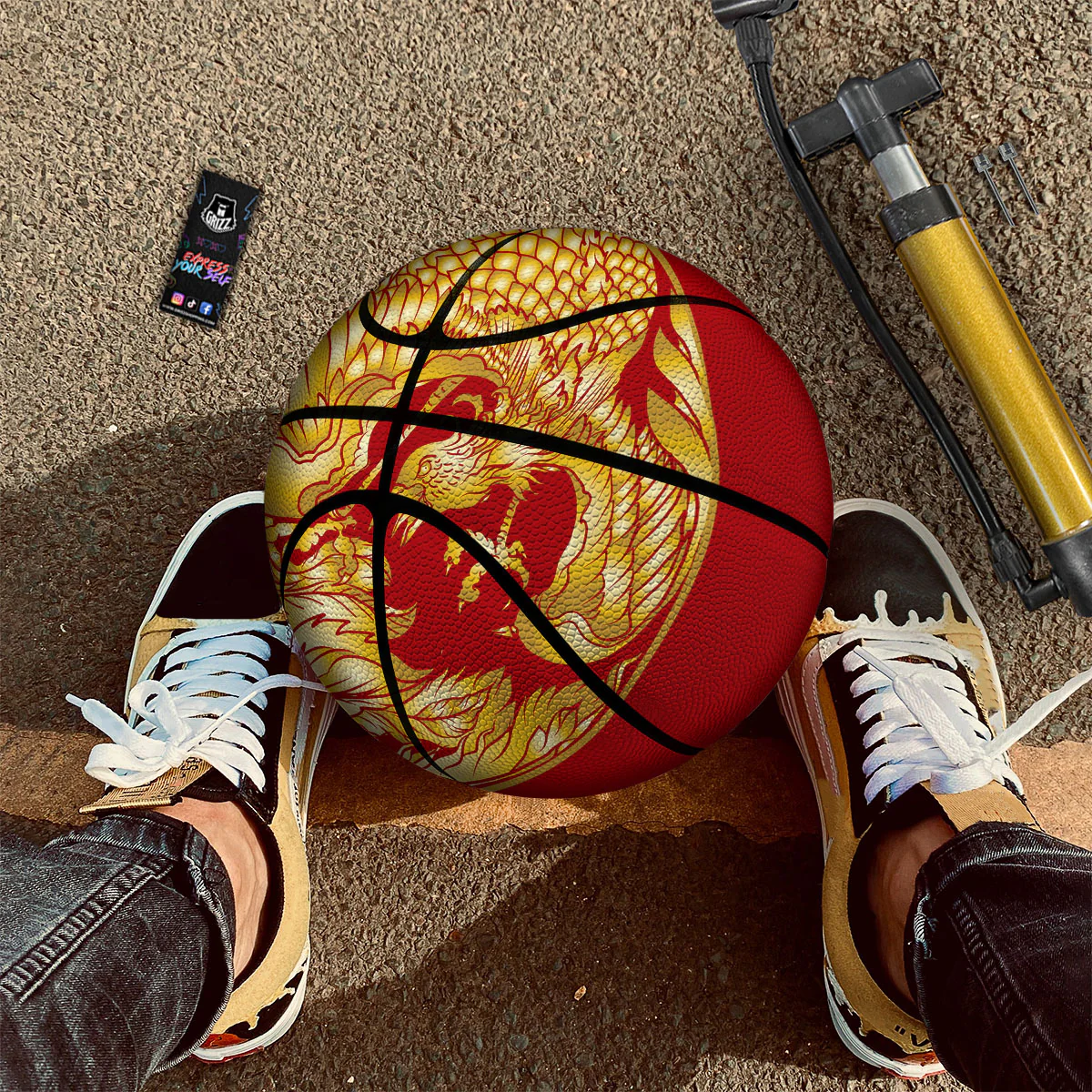 Phoenix Japanese Print Basketball - Image 2