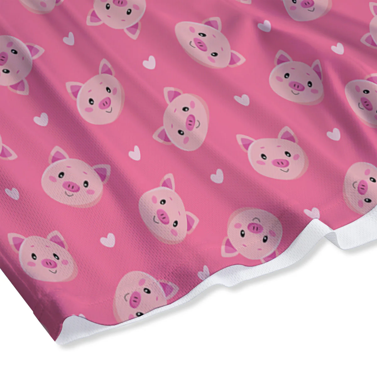 Pig Cute Cartoon Print Pattern Mesh Shorts - Image 4