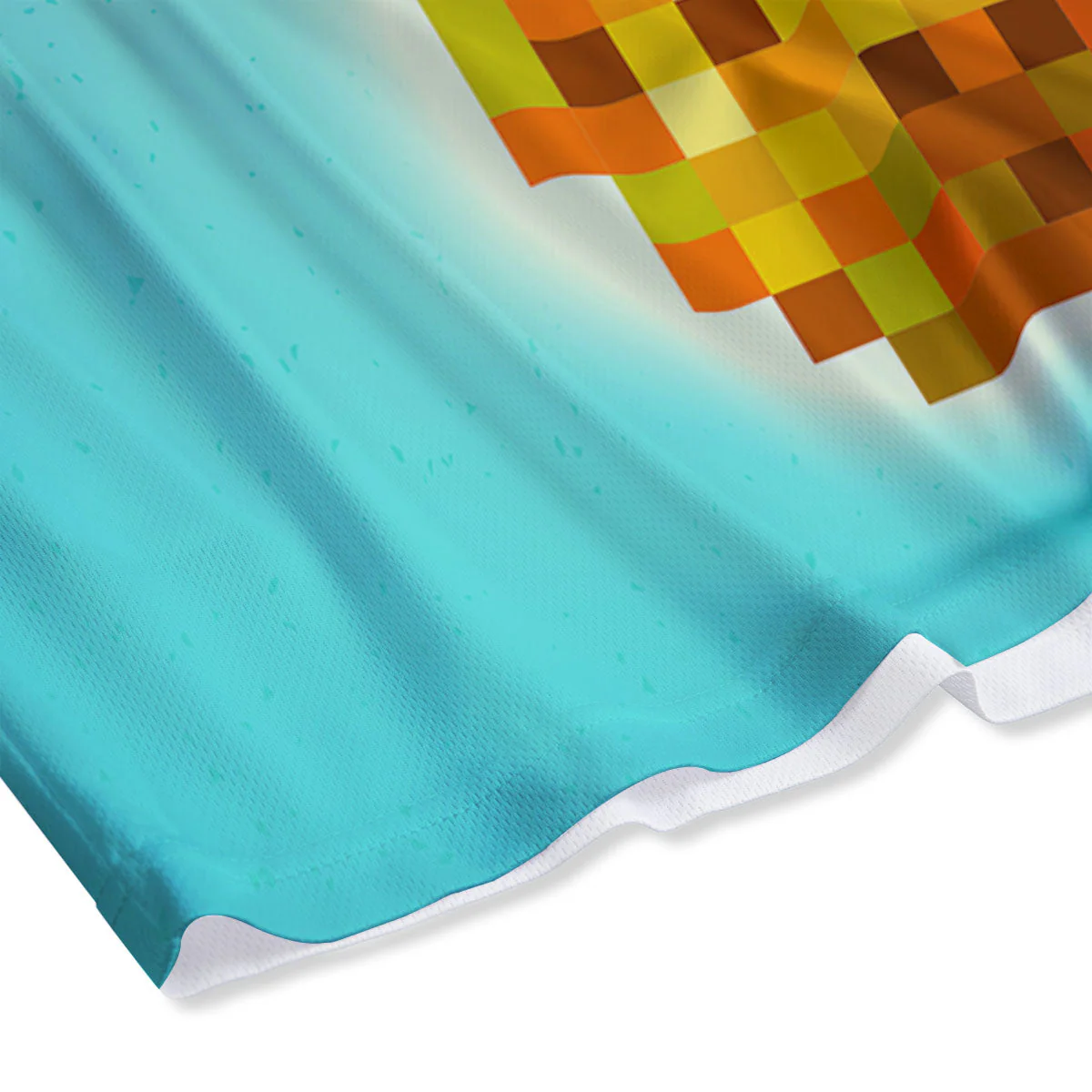 Pineapple 8-Bit Pixel Print Mesh Shorts - Image 4