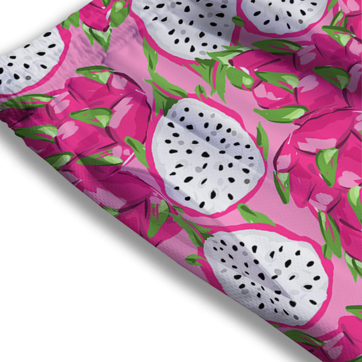 Pitaya Tropical Print Pattern Mesh Shorts - Image 3