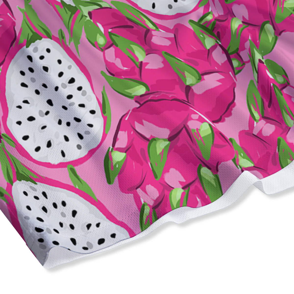 Pitaya Tropical Print Pattern Mesh Shorts - Image 4