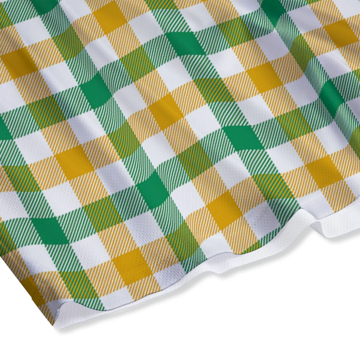 Plaid Irish Buffalo Print Pattern Mesh Shorts - Image 4