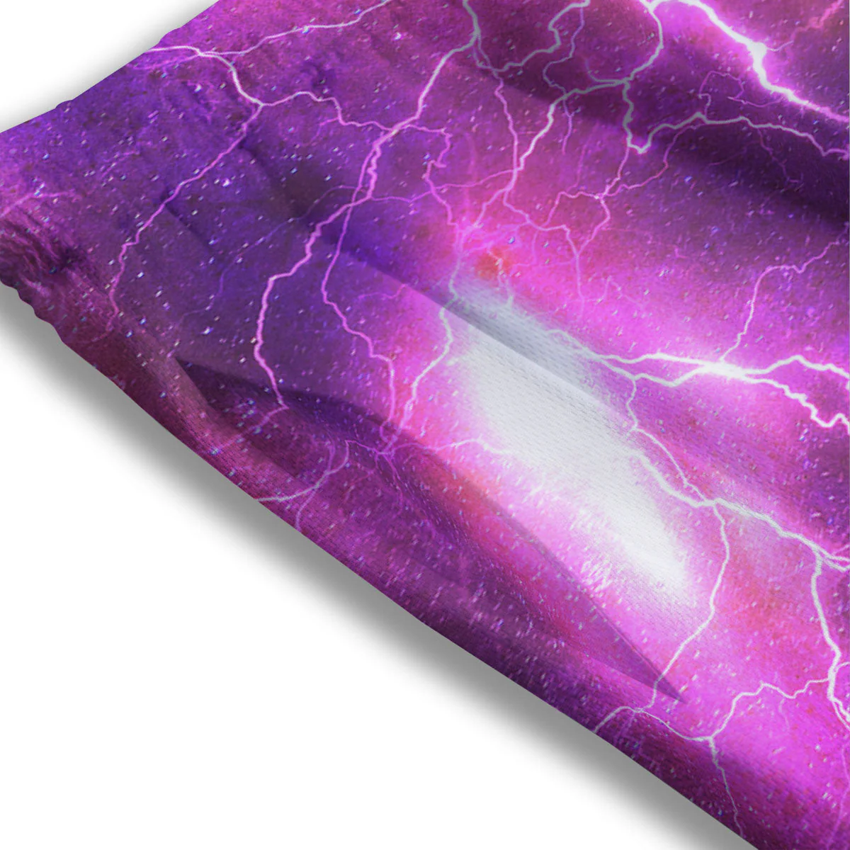 Plasma Lightning Print Mesh Shorts - Image 3