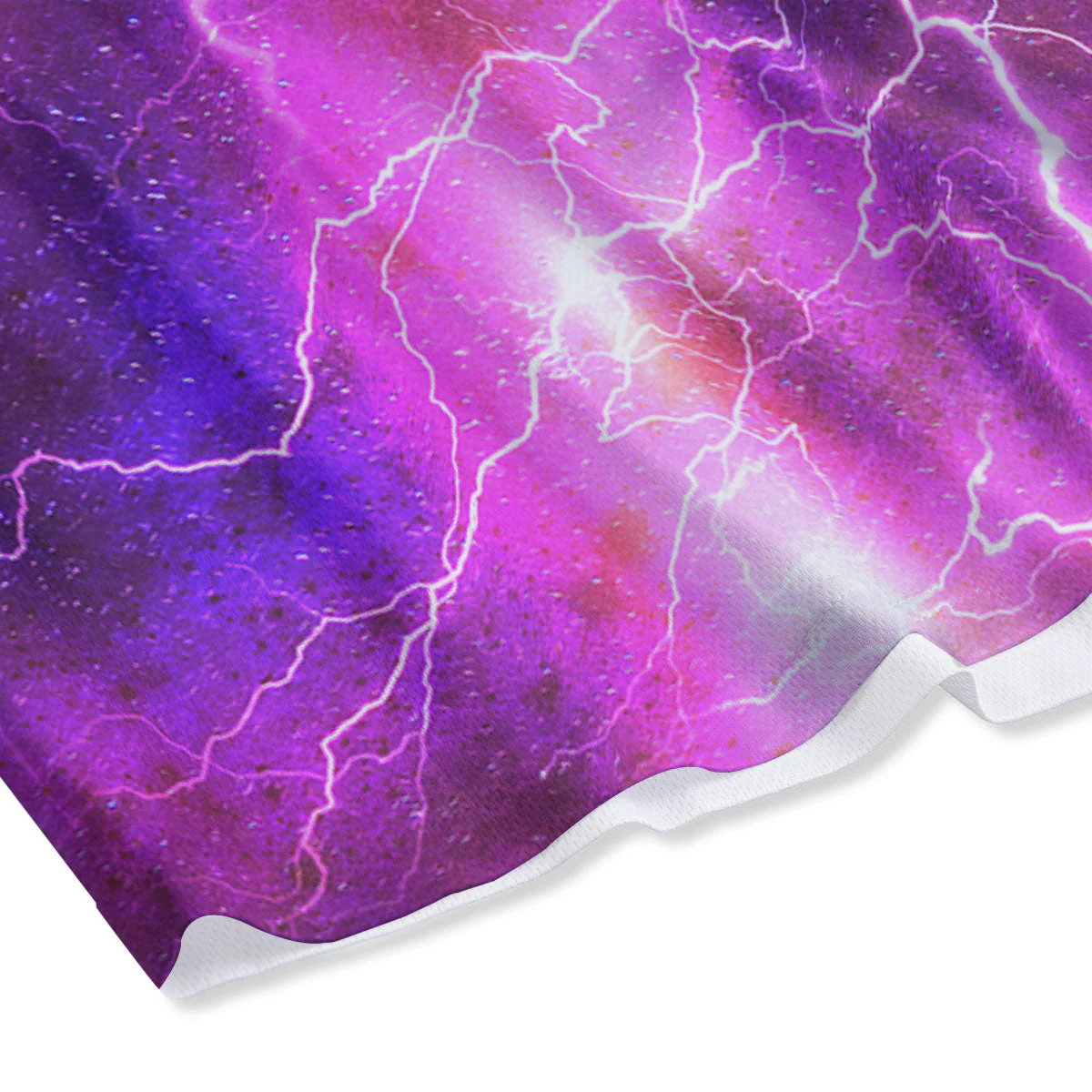 Plasma Lightning Print Mesh Shorts - Image 4